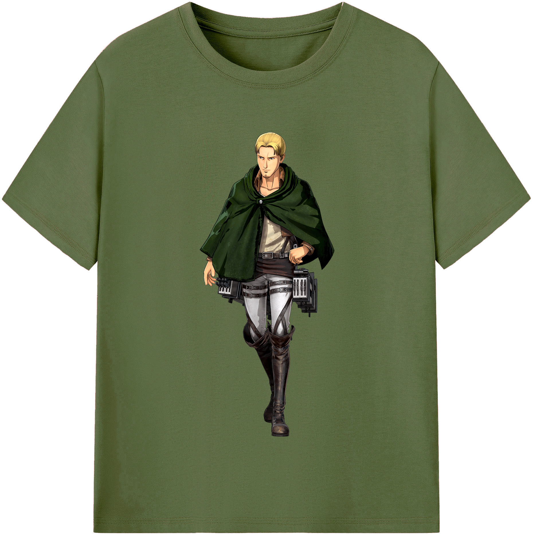 （画像用） 進撃の巨人 Attack on Titan 綿100％半袖Tシャツ（フロントプリント）